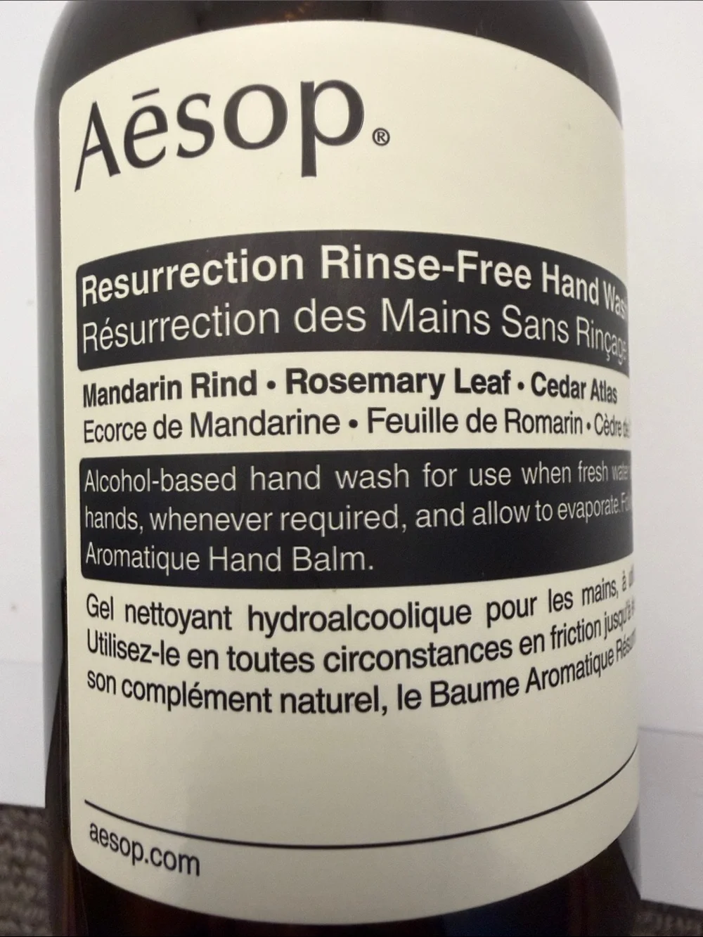 Aesop resurrection rinse